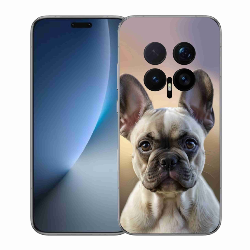 Gelový kryt mmCase na Honor Magic 8 Pro - roztomilý francouzský buldoček