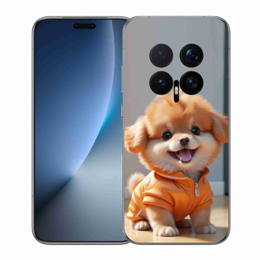Gelový kryt mmCase na Honor Magic 8 Pro - roztomilý pomeranian v mikině