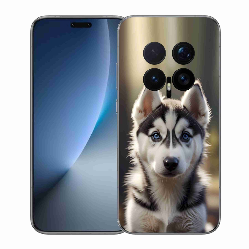 Gelový kryt mmCase na Honor Magic 8 Pro - roztomilý sibiřský husky