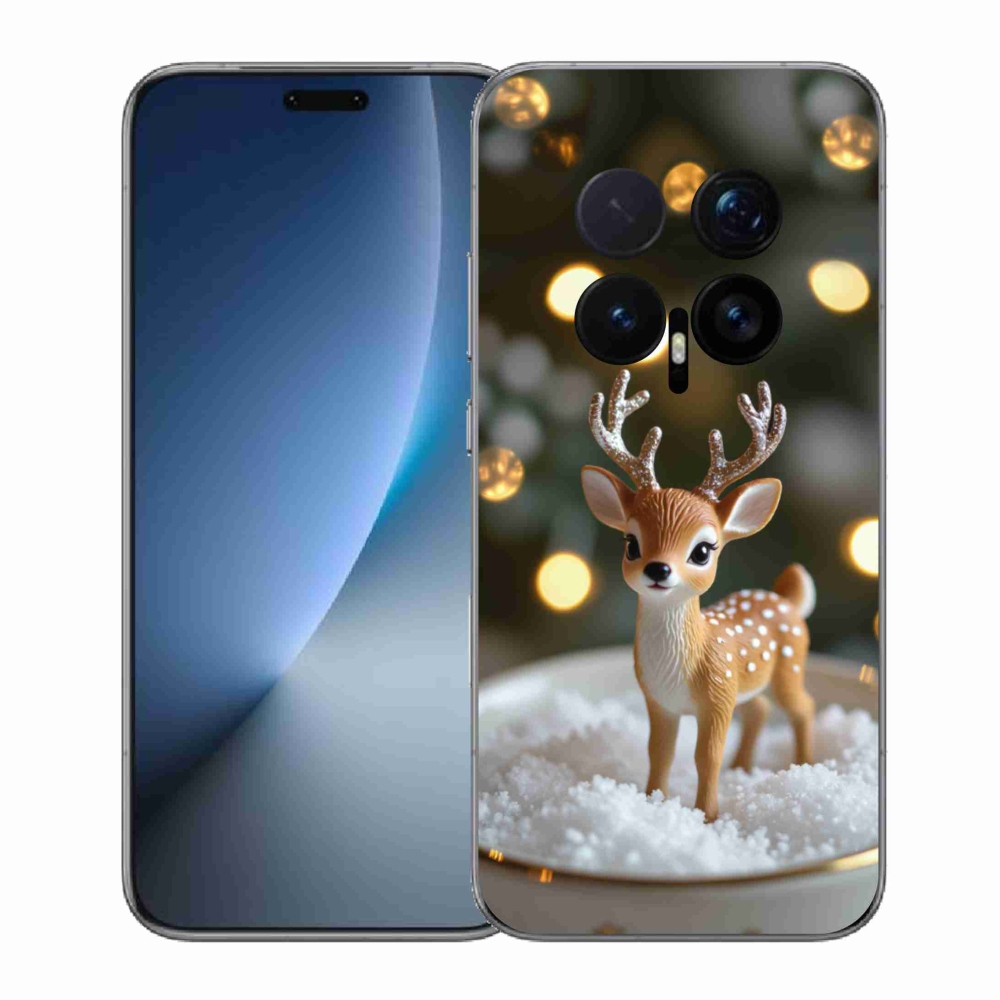 Gelový kryt mmCase na Honor Magic 8 Pro - roztomilý vánoční jelen