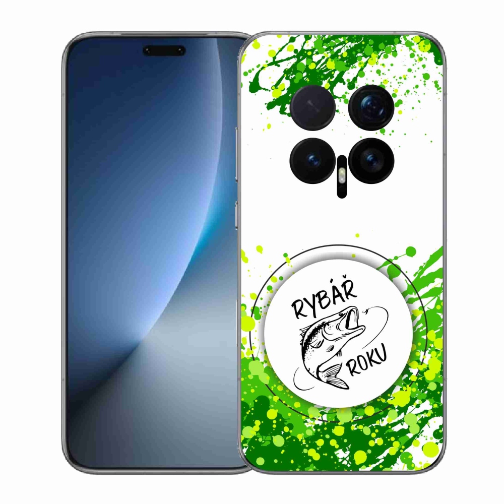 Gelový kryt mmCase na Honor Magic 8 Pro - rybář roku bílé pozadí