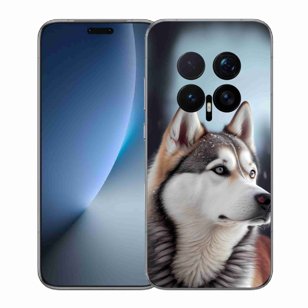 Gelový kryt mmCase na Honor Magic 8 Pro - sibiřský husky