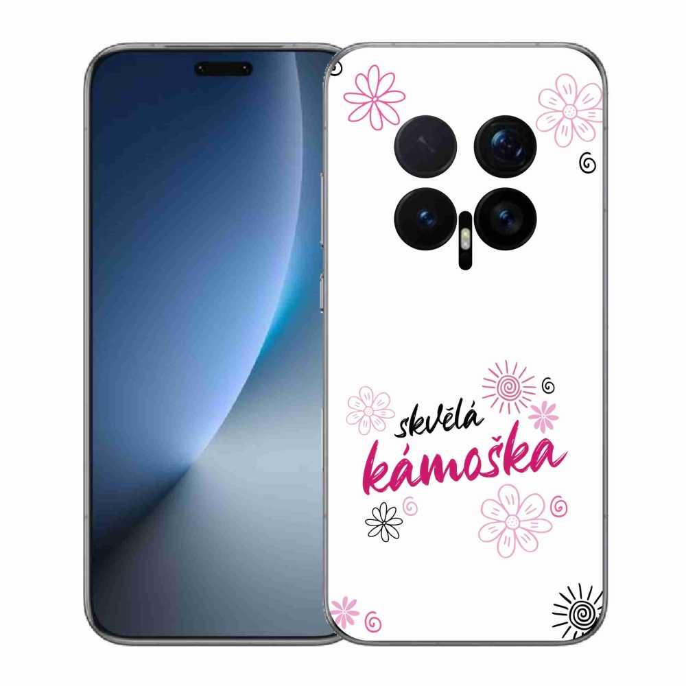Gelový kryt mmCase na Honor Magic 8 Pro - skvělá kámoška bílé pozadí