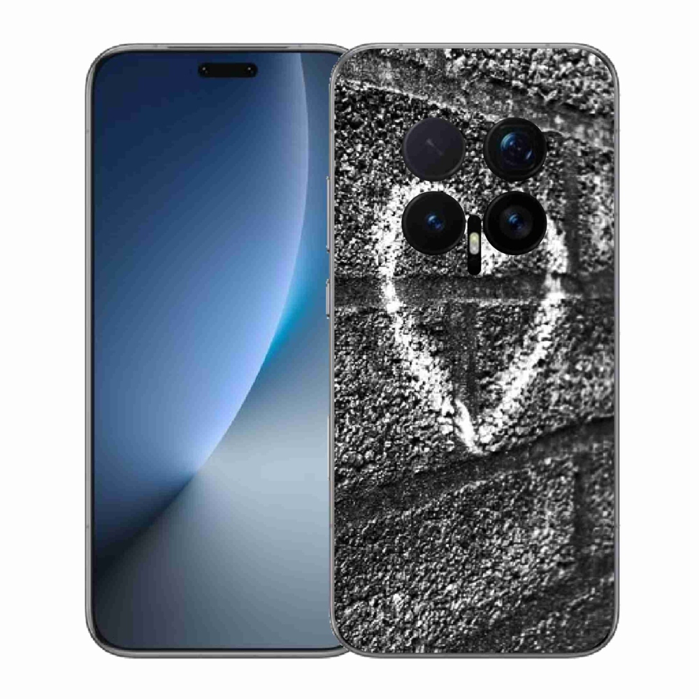 Gelový kryt mmCase na Honor Magic 8 Pro - srdce na zdi