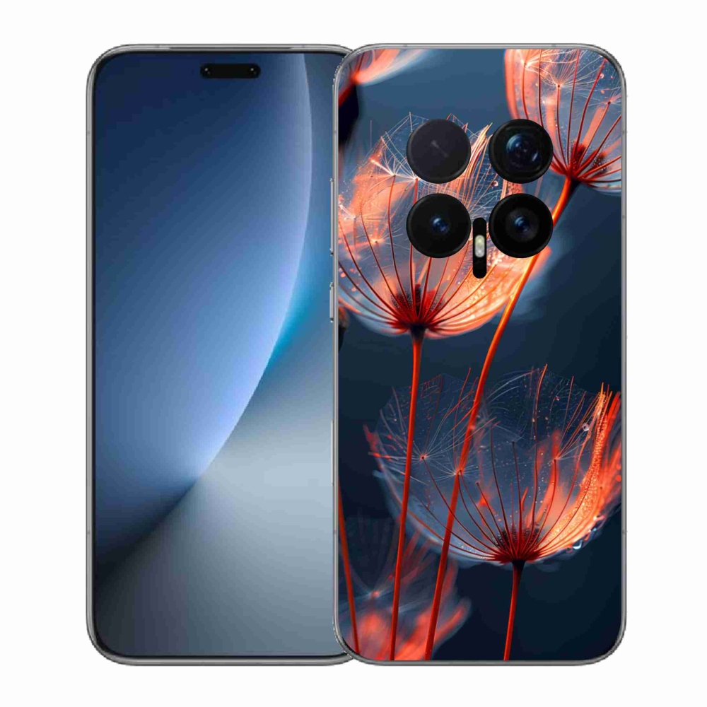 Gelový kryt mmCase na Honor Magic 8 Pro - světélkující chmýří