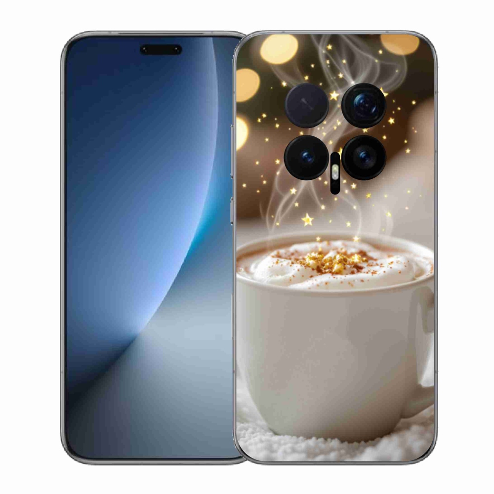 Gelový kryt mmCase na Honor Magic 8 Pro - vánoční horký nápoj