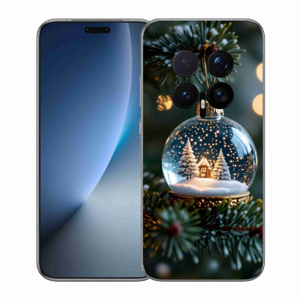 Gelový kryt mmCase na Honor Magic 8 Pro - vánoční koule 2