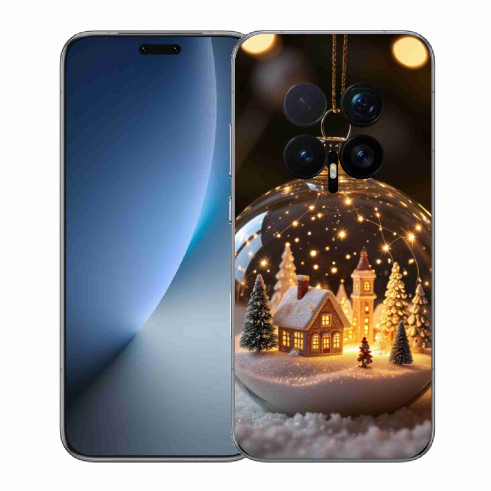 Gelový kryt mmCase na Honor Magic 8 Pro - vánoční koule 3