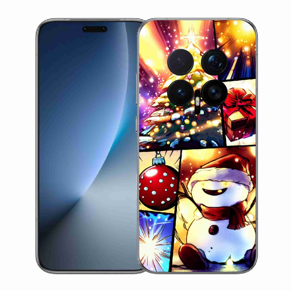 Gelový kryt mmCase na Honor Magic 8 Pro - vánoční motivy 1