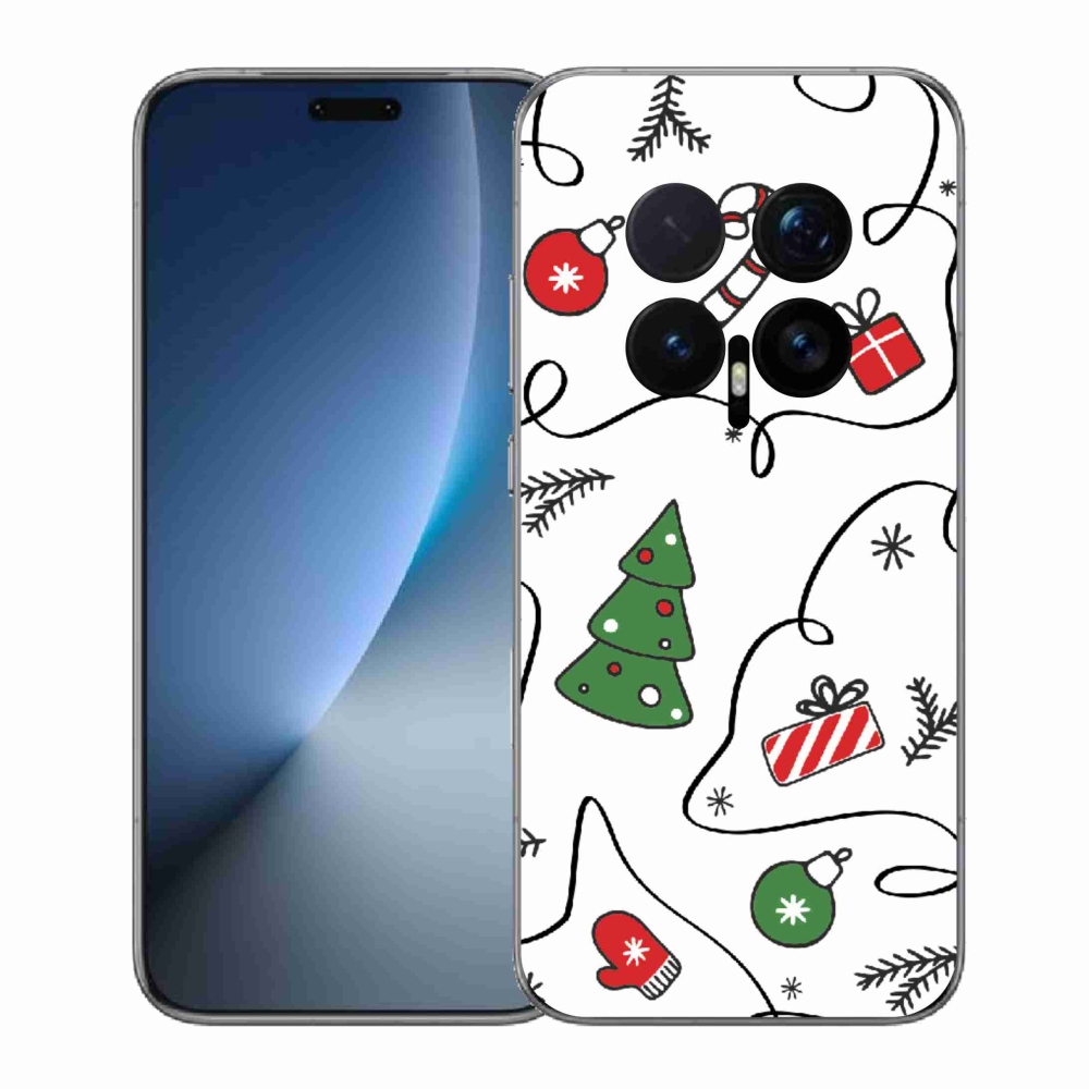 Gelový kryt mmCase na Honor Magic 8 Pro - vánoční motivy
