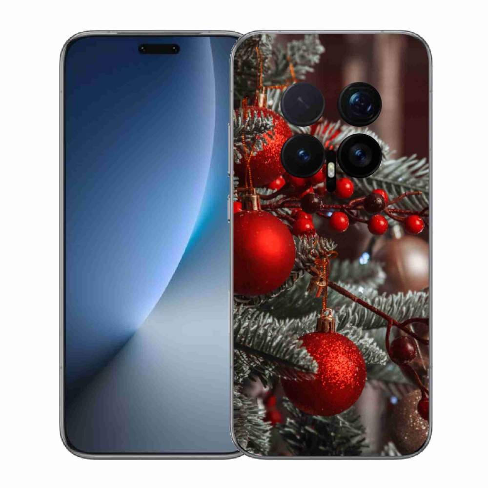 Gelový kryt mmCase na Honor Magic 8 Pro - vánoční ozdoby 2