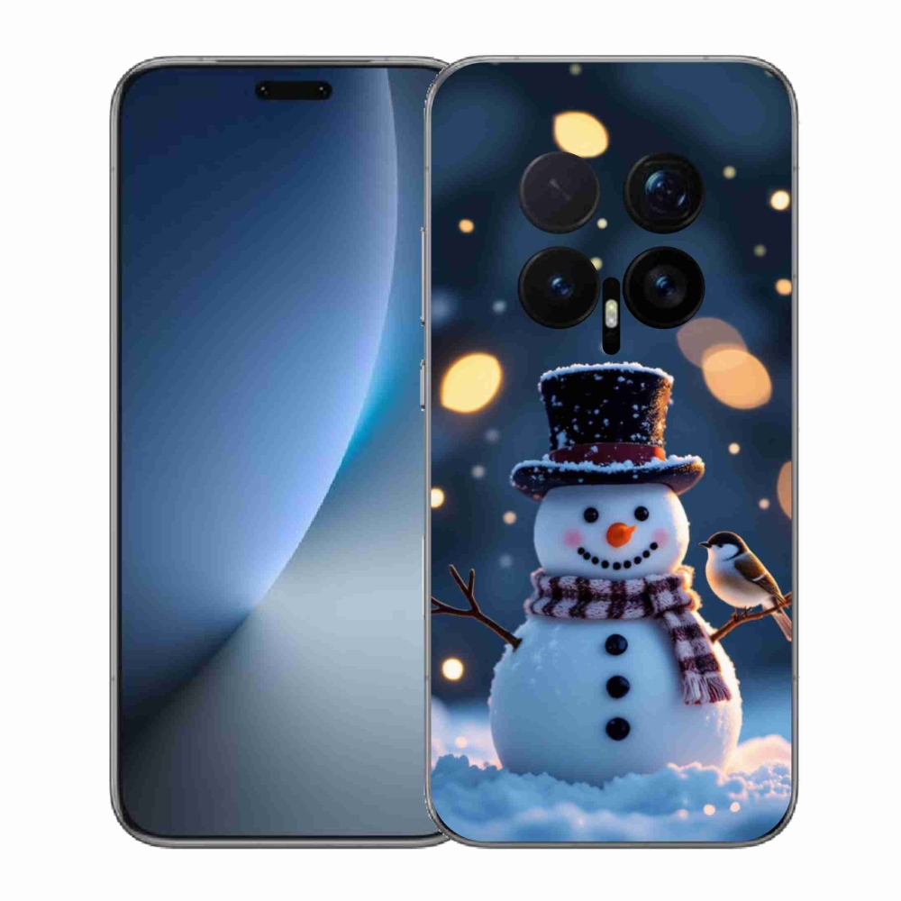 Gelový kryt mmCase na Honor Magic 8 Pro - vánoční sněhulák