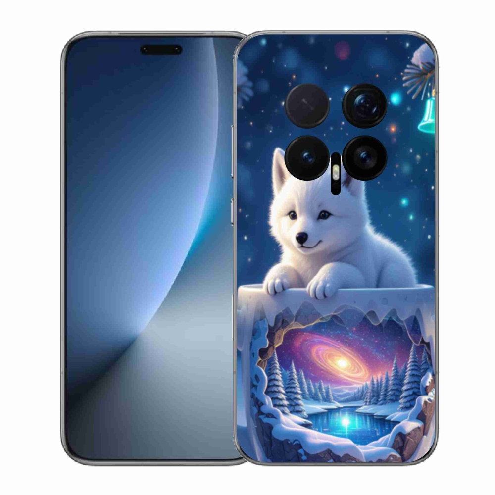 Gelový kryt mmCase na Honor Magic 8 Pro - vánoční štěně
