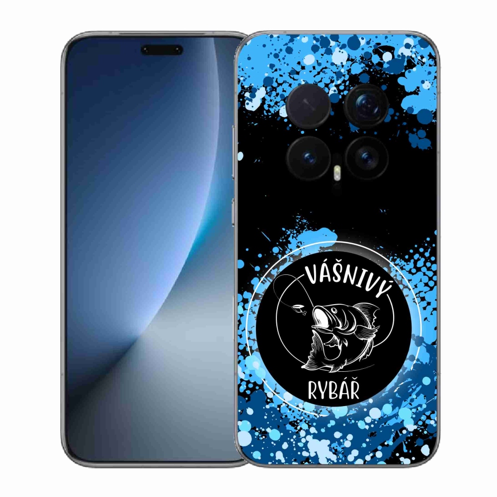 Gelový kryt mmCase na Honor Magic 8 Pro - vášnivý rybář černé pozadí