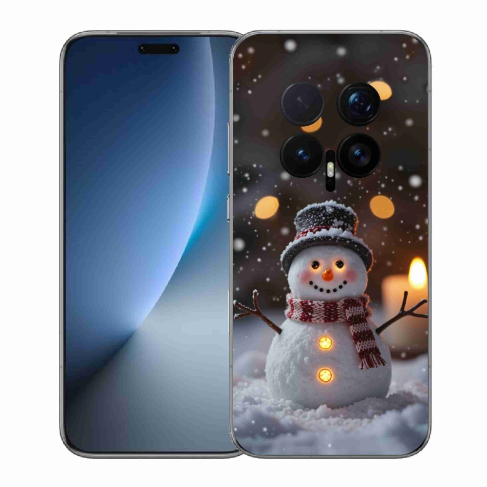 Gelový kryt mmCase na Honor Magic 8 Pro - veselý sněhulák