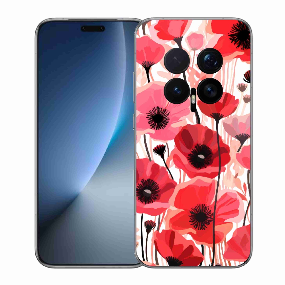 Gelový kryt mmCase na Honor Magic 8 Pro - vlčí mák 1