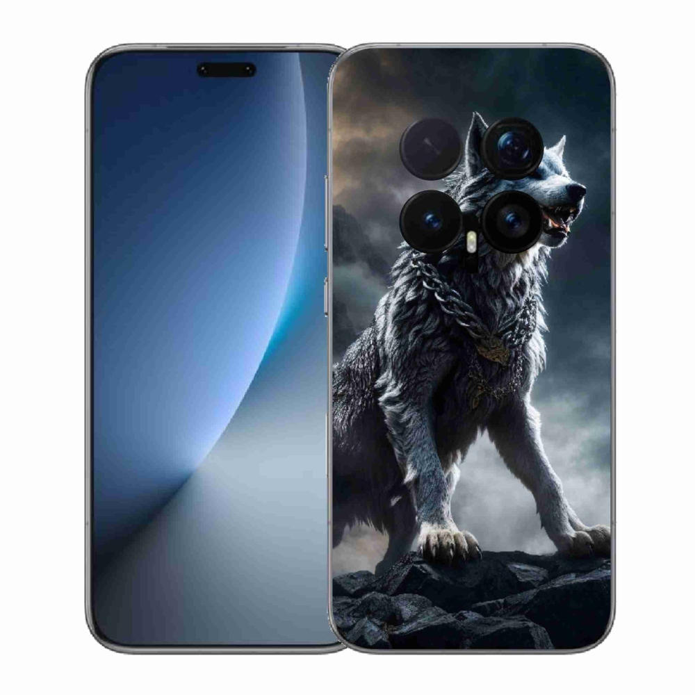 Gelový kryt mmCase na Honor Magic 8 Pro - vlk 1