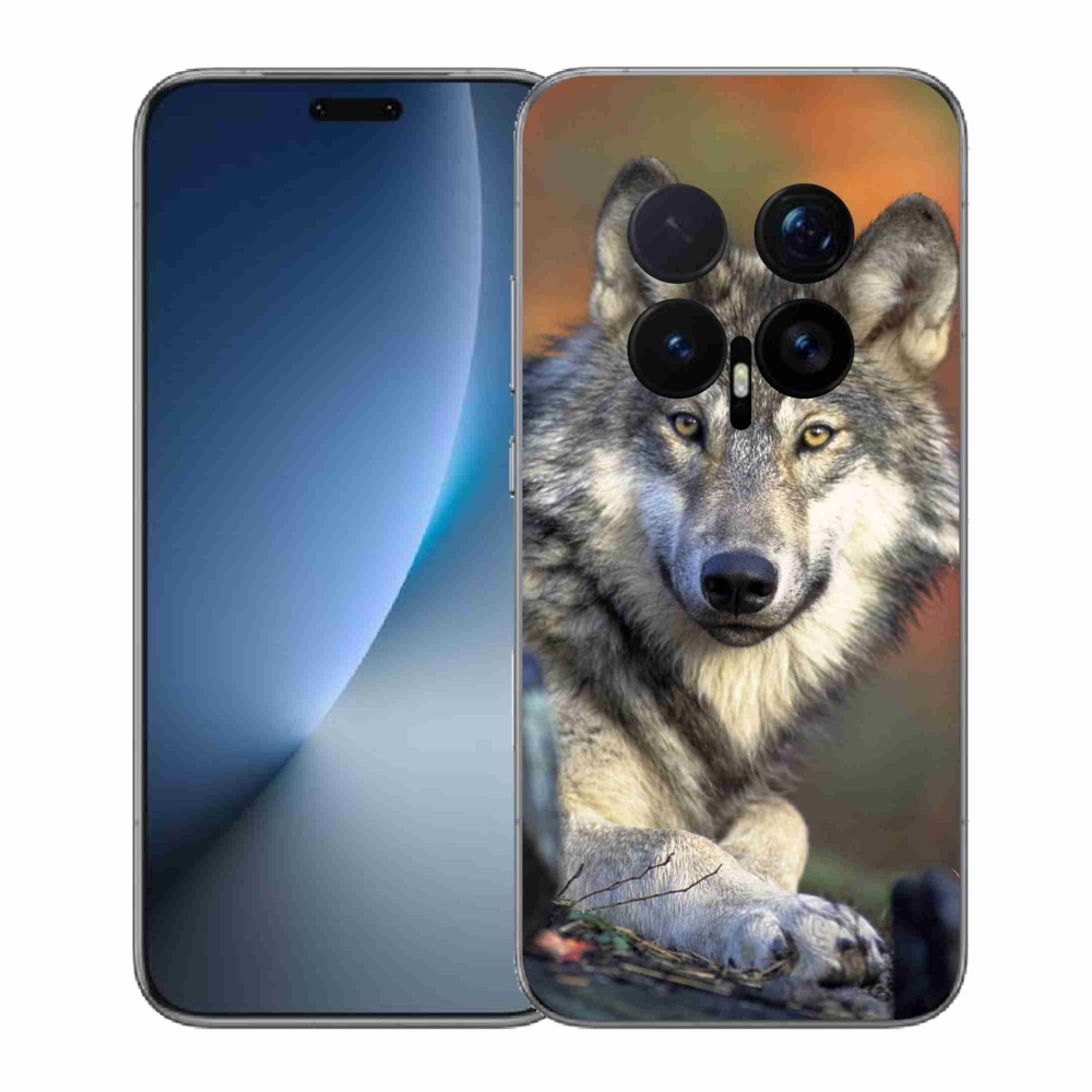 Gelový kryt mmCase na Honor Magic 8 Pro - vlk