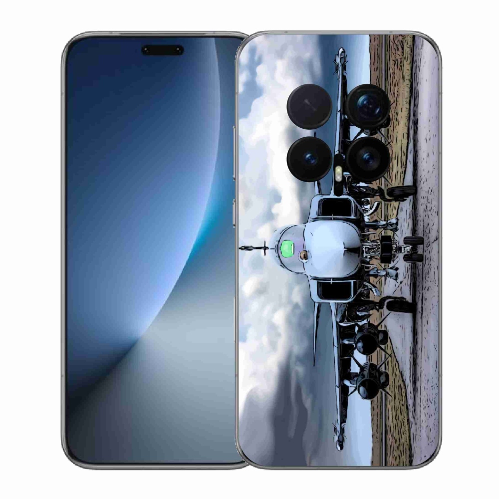 Gelový kryt mmCase na Honor Magic 8 Pro - vojenské letadlo