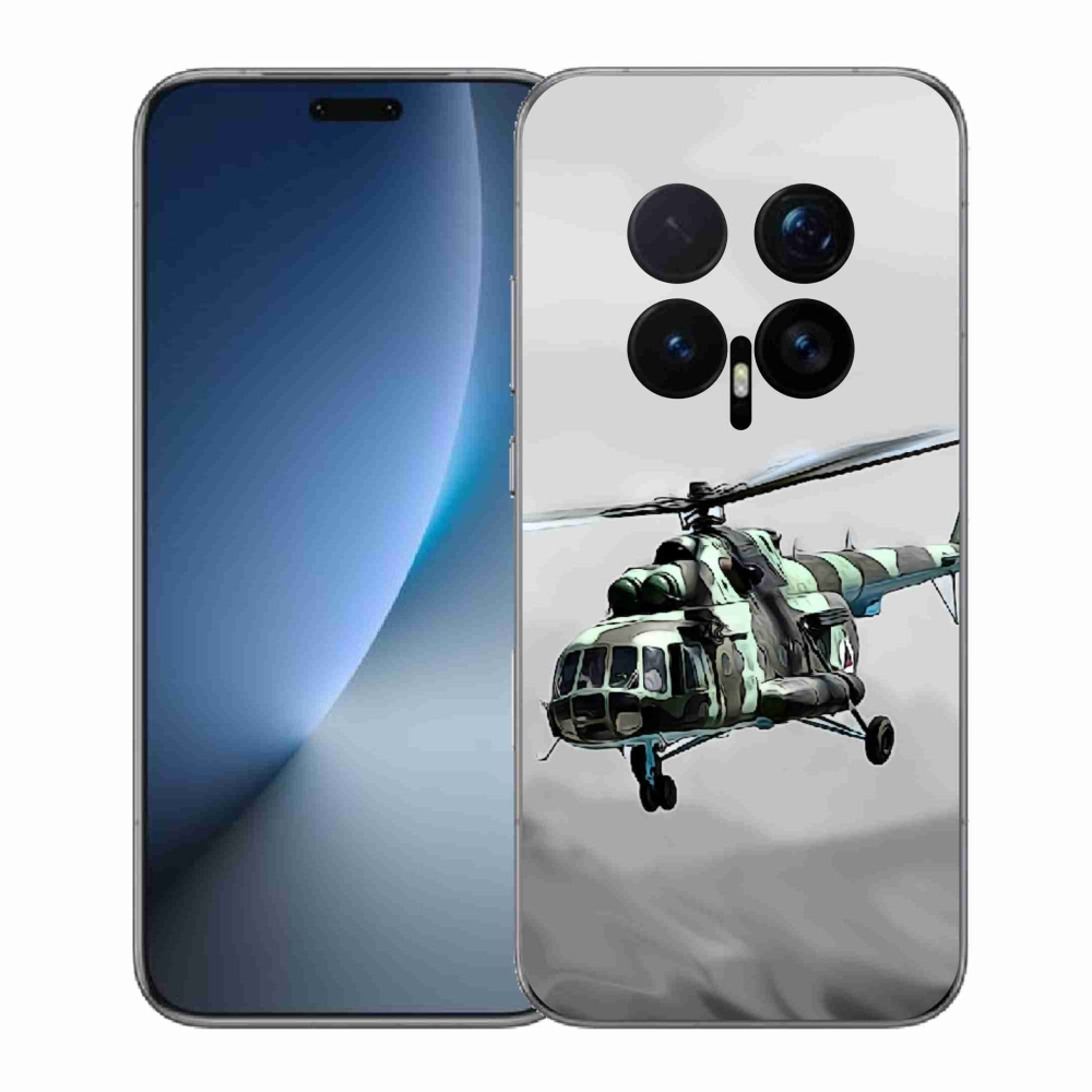 Gelový kryt mmCase na Honor Magic 8 Pro - vojenský vrtulník