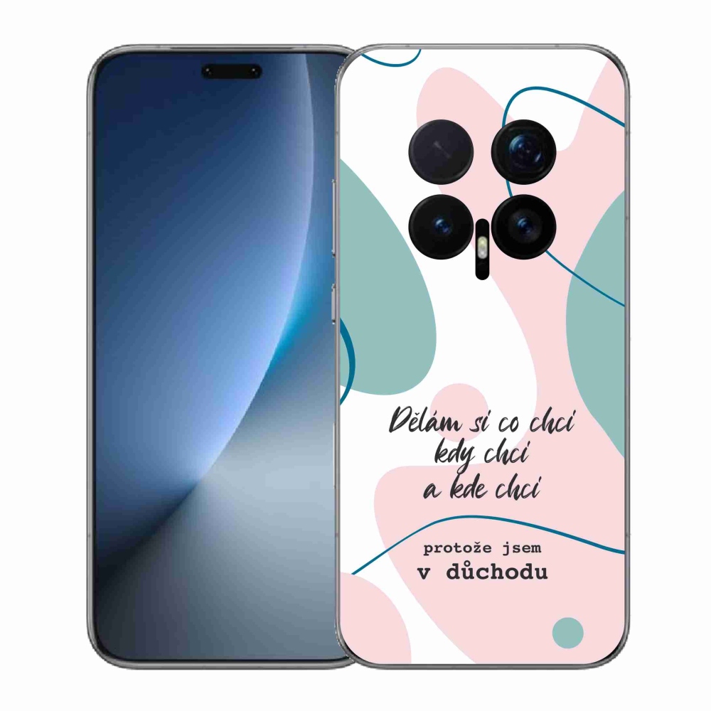 Gelový kryt mmCase na Honor Magic 8 Pro - vtipný text 10 bílé pozadí