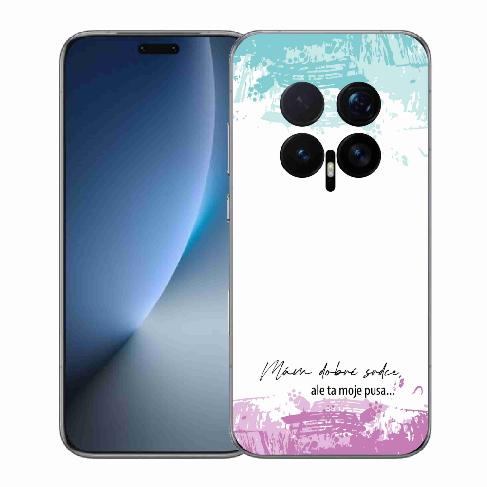 Gelový kryt mmCase na Honor Magic 8 Pro - vtipný text 3 bílé pozadí