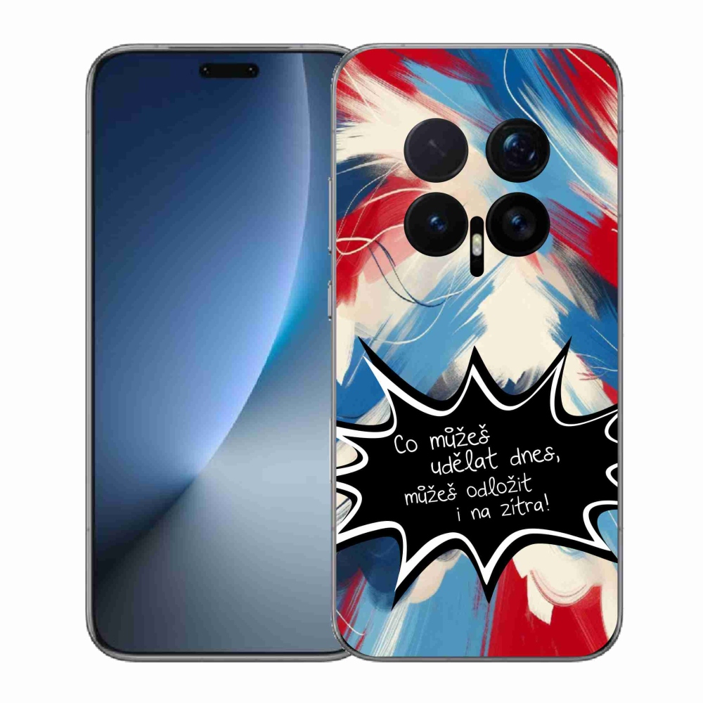Gelový kryt mmCase na Honor Magic 8 Pro - vtipný text 9 černé pozadí