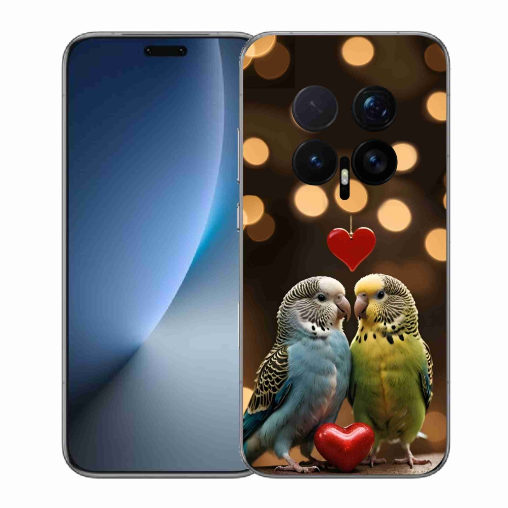 Gelový kryt mmCase na Honor Magic 8 Pro - zamilovaní papoušci