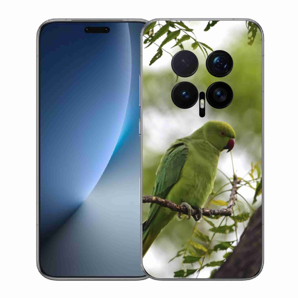 Gelový kryt mmCase na Honor Magic 8 Pro - zelený papoušek