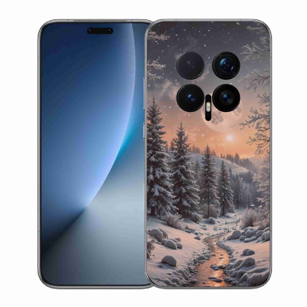 Gelový kryt mmCase na Honor Magic 8 Pro - zimní krajina 2