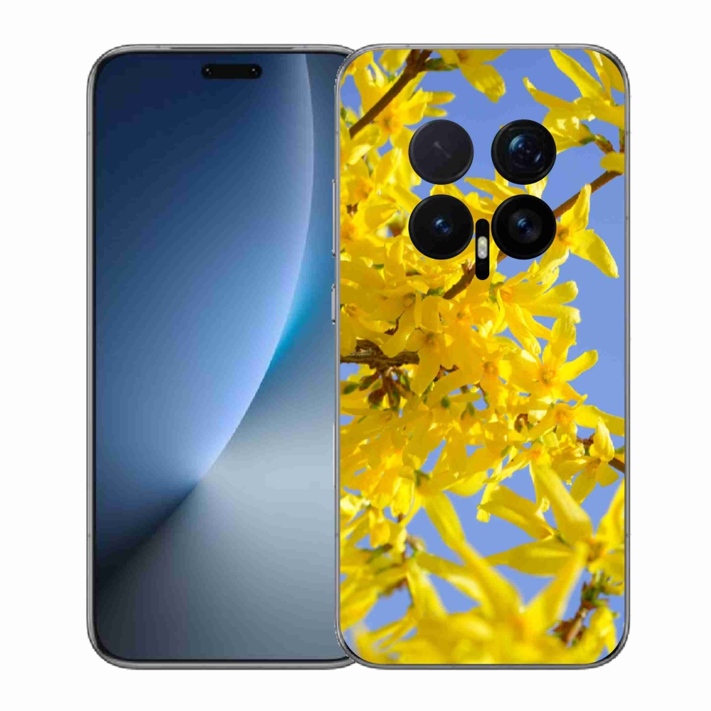 Gelový kryt mmCase na Honor Magic 8 Pro - žluté květy
