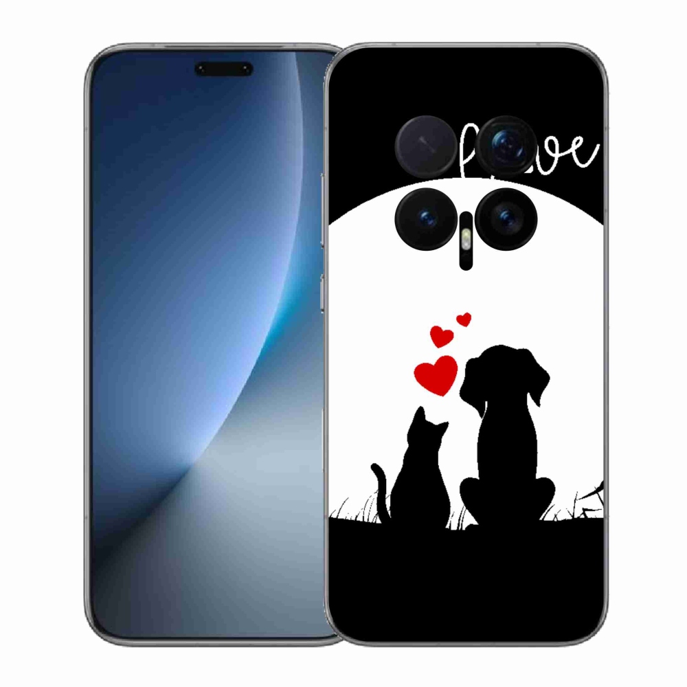 Gelový kryt mmCase na Honor Magic 8 Pro - zvířecí láska