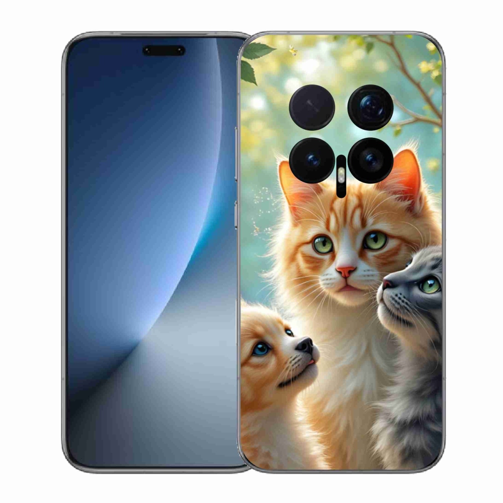 Gelový kryt mmCase na Honor Magic 8 Pro - zvířecí přátelství 2