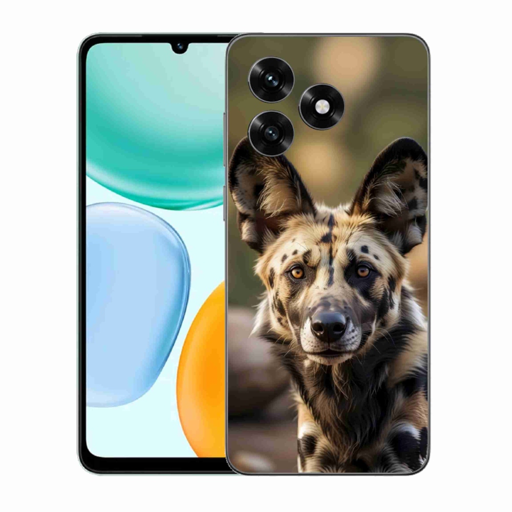 Gelový kryt mmCase na Honor X5c Plus - africký divoký pes