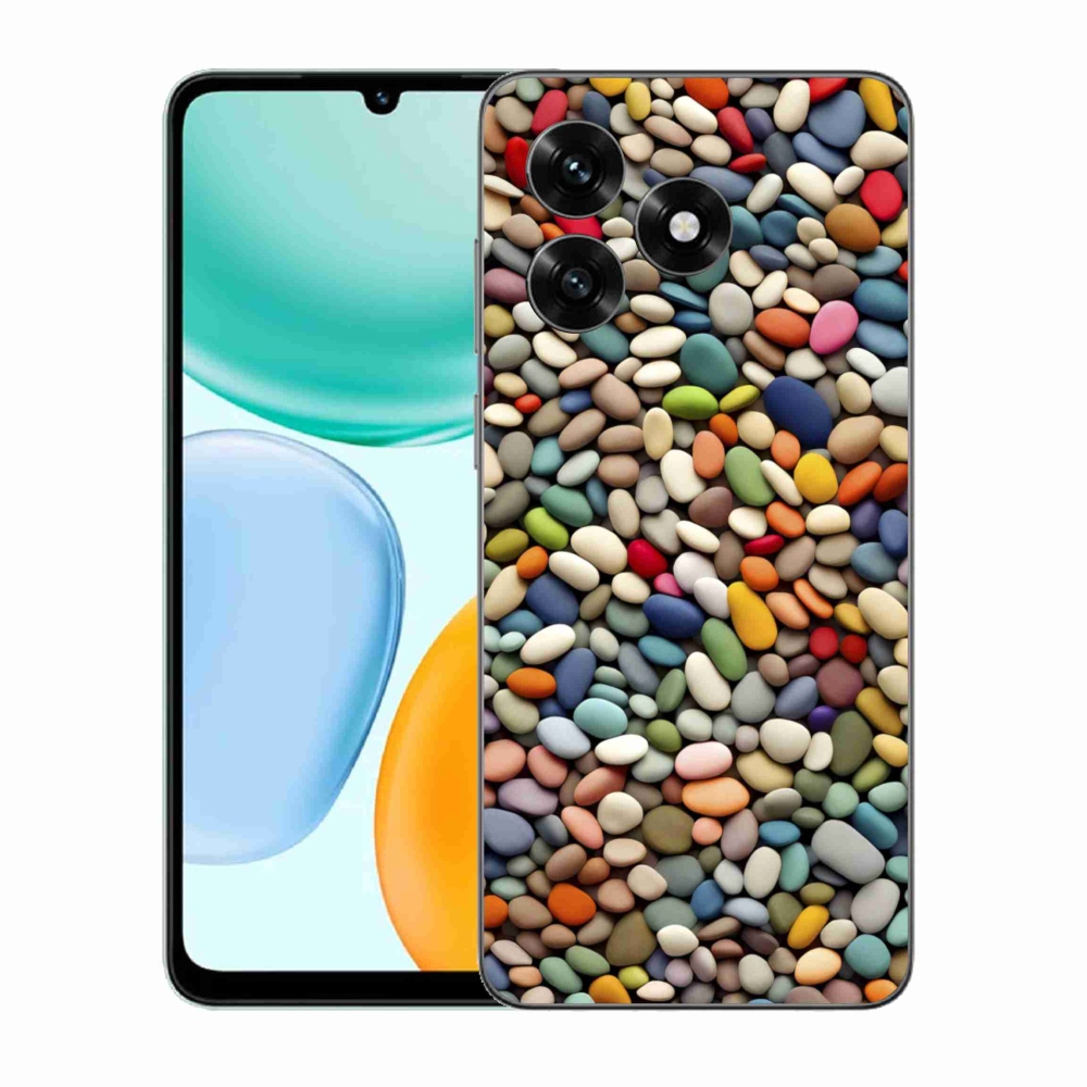 Gelový kryt mmCase na Honor X5c Plus - barevné kamínky 2