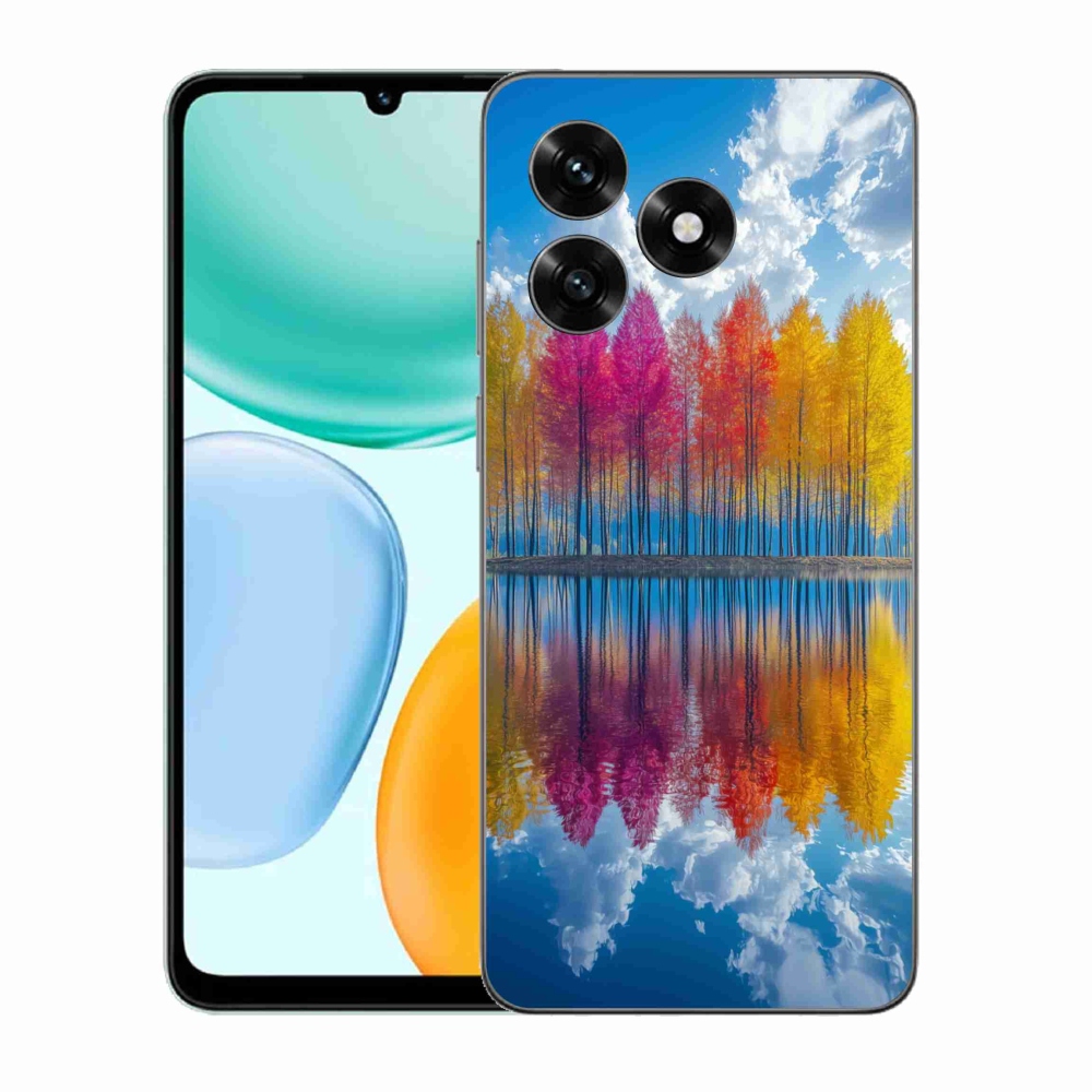 Gelový kryt mmCase na Honor X5c Plus - barevné stromy