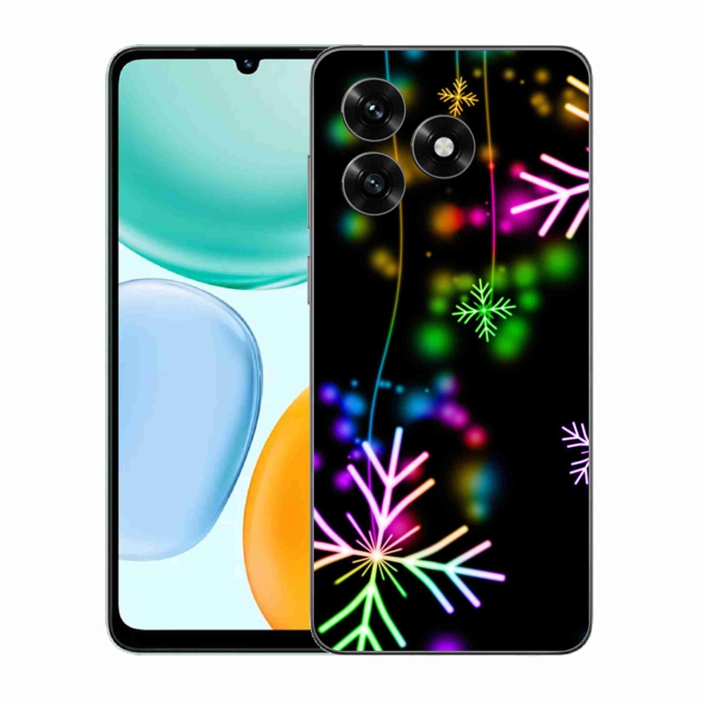 Gelový kryt mmCase na Honor X5c Plus - barevné vločky