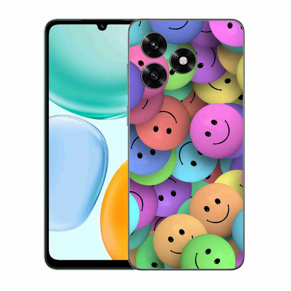 Gelový kryt mmCase na Honor X5c Plus - barevní smajlíci