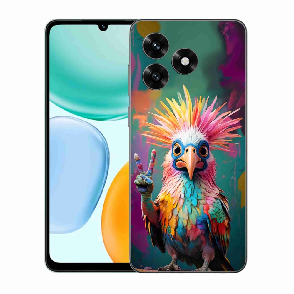 Gelový kryt mmCase na Honor X5c Plus - barevný rebel