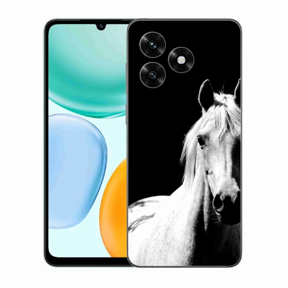 Gelový kryt mmCase na Honor X5c Plus - bílý kůň 5