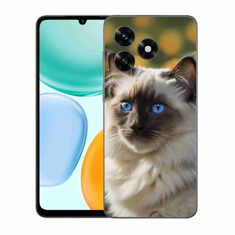 Gelový kryt mmCase na Honor X5c Plus - bílý ragdoll