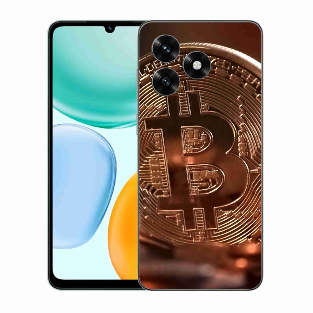 Gelový kryt mmCase na Honor X5c Plus - bitcoin