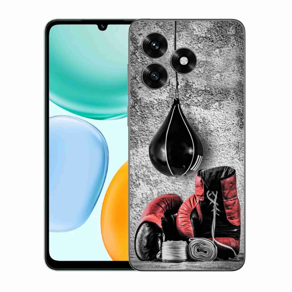 Gelový kryt mmCase na Honor X5c Plus - boxovací pytel a rukavice