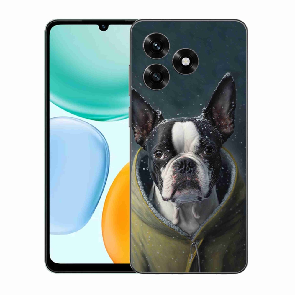 Gelový kryt mmCase na Honor X5c Plus - buldoček