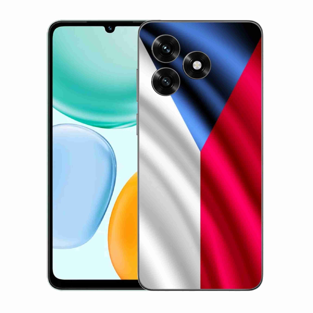 Gelový kryt mmCase na Honor X5c Plus - česká vlajka