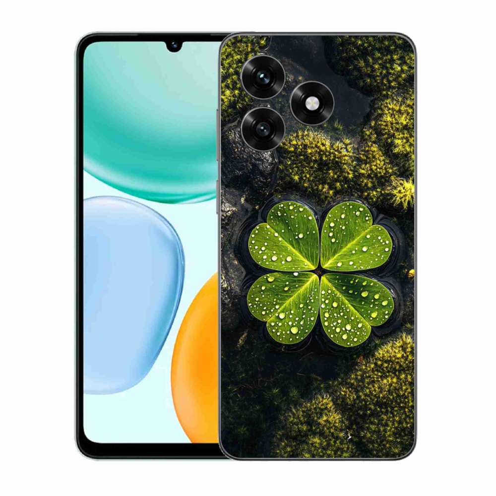 Gelový kryt mmCase na Honor X5c Plus - čtyřlístek