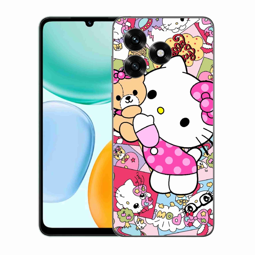 Gelový kryt mmCase na Honor X5c Plus - cute kitty