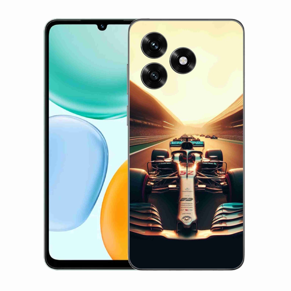 Gelový kryt mmCase na Honor X5c Plus - formule 1
