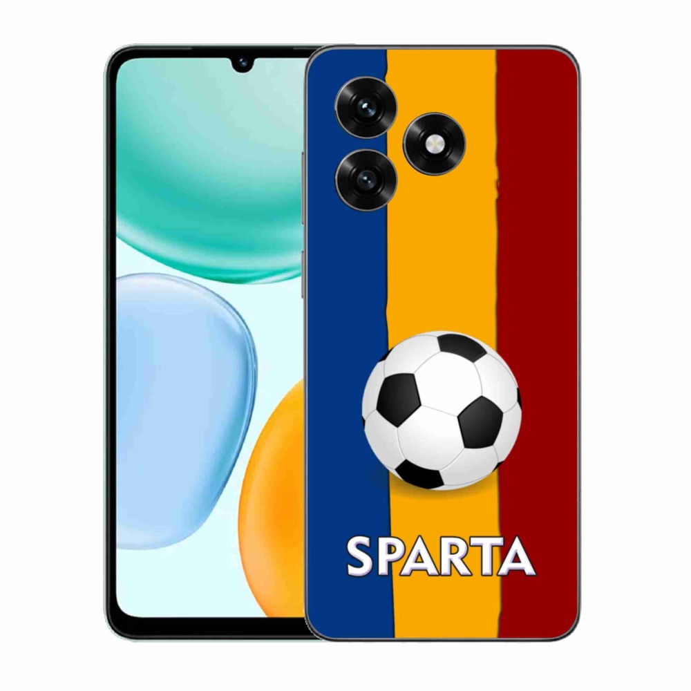 Gelový kryt mmCase na Honor X5c Plus - fotbal 1