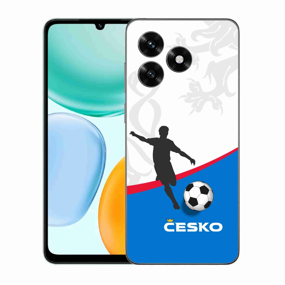 Gelový kryt mmCase na Honor X5c Plus - fotbal Česko 1